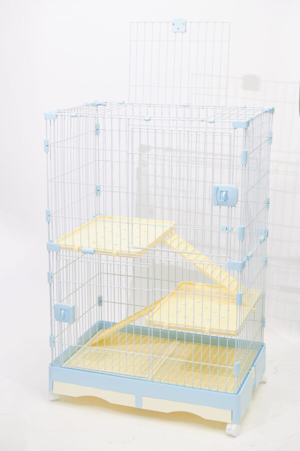 고급 토끼장 (중 2단) [818] (blue) (ivory) (pink)