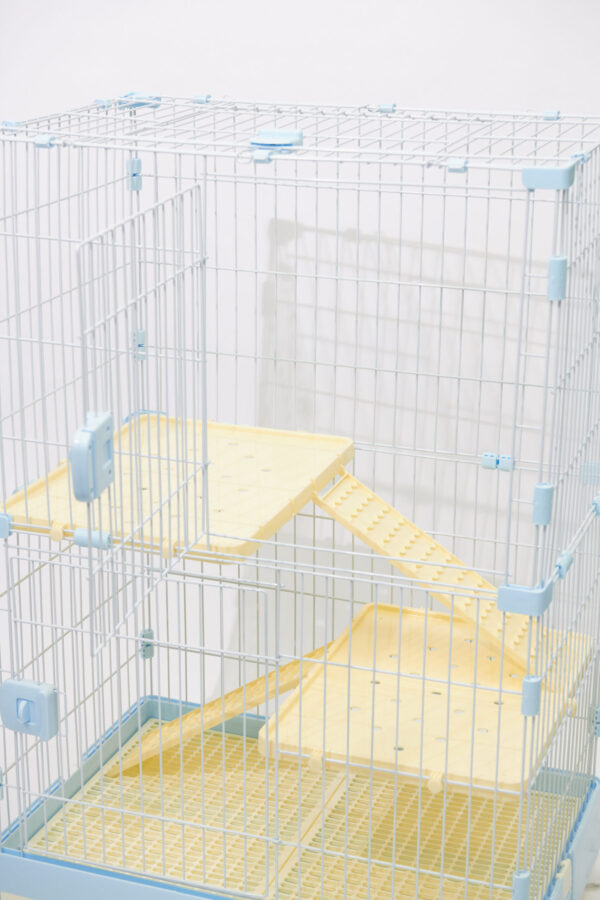 고급 토끼장 (중 2단) [818] (blue) (ivory) (pink)