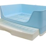 토끼화장실 사각 서랍형 배변판 [923] (Blue)(Ivory)(Pink)