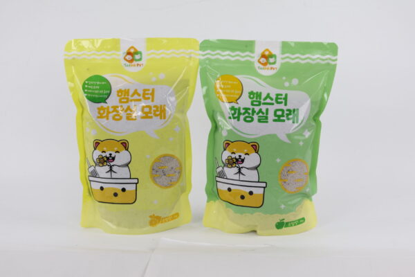 햄스터 화장실 모래 1Kg [HSL-05,06] (레몬)(사과)