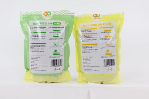 햄스터 화장실 모래 1Kg [HSL-05,06] (레몬)(사과)