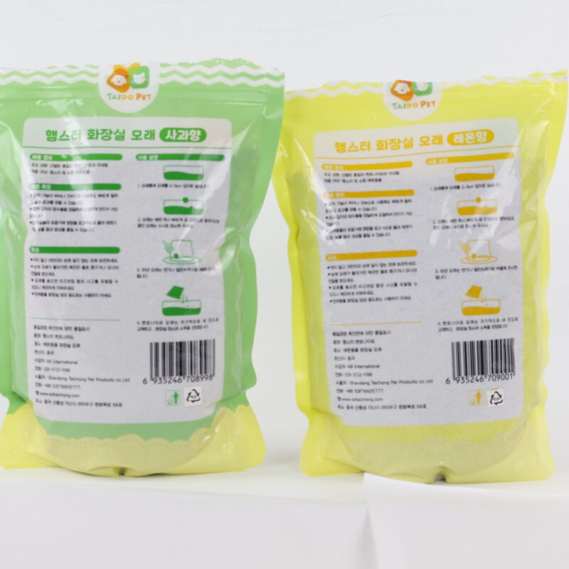 햄스터 화장실 모래 1Kg [HSL-05,06] (레몬)(사과)